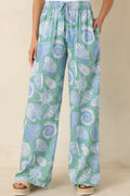 Paradisa San Marino Oceana Blue Multi Drawstring Pants
