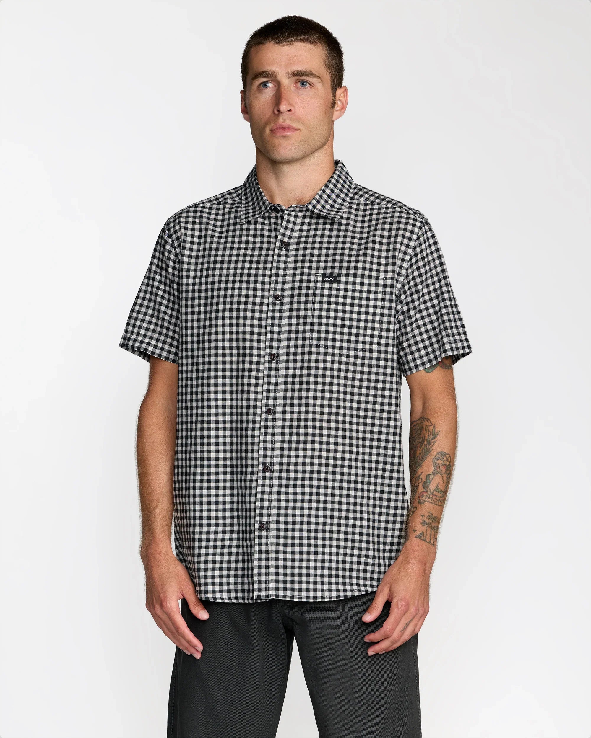 RVCA Overspray Short Sleeve Shirt