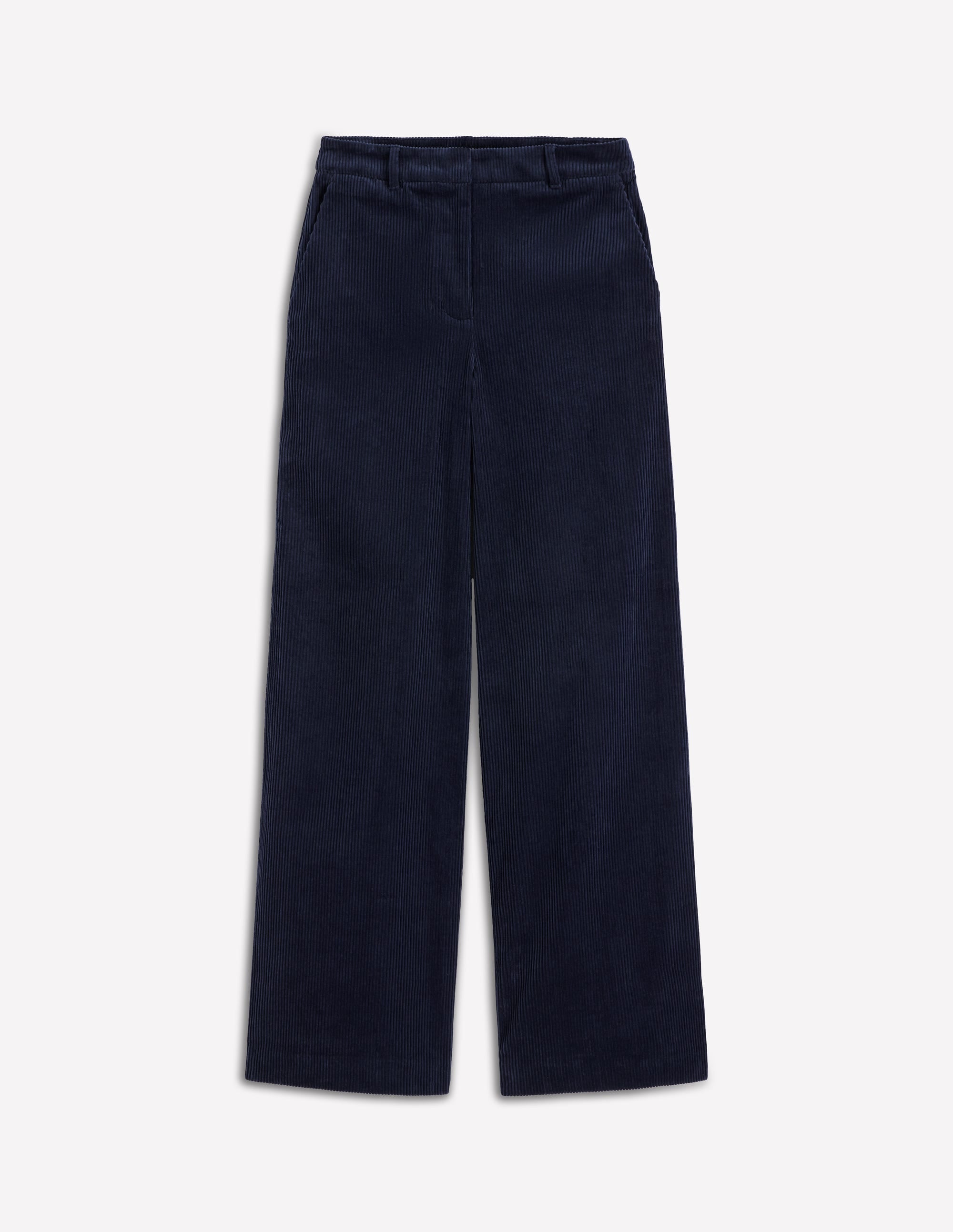 Belgravia Chunky Cord Pants-Navy