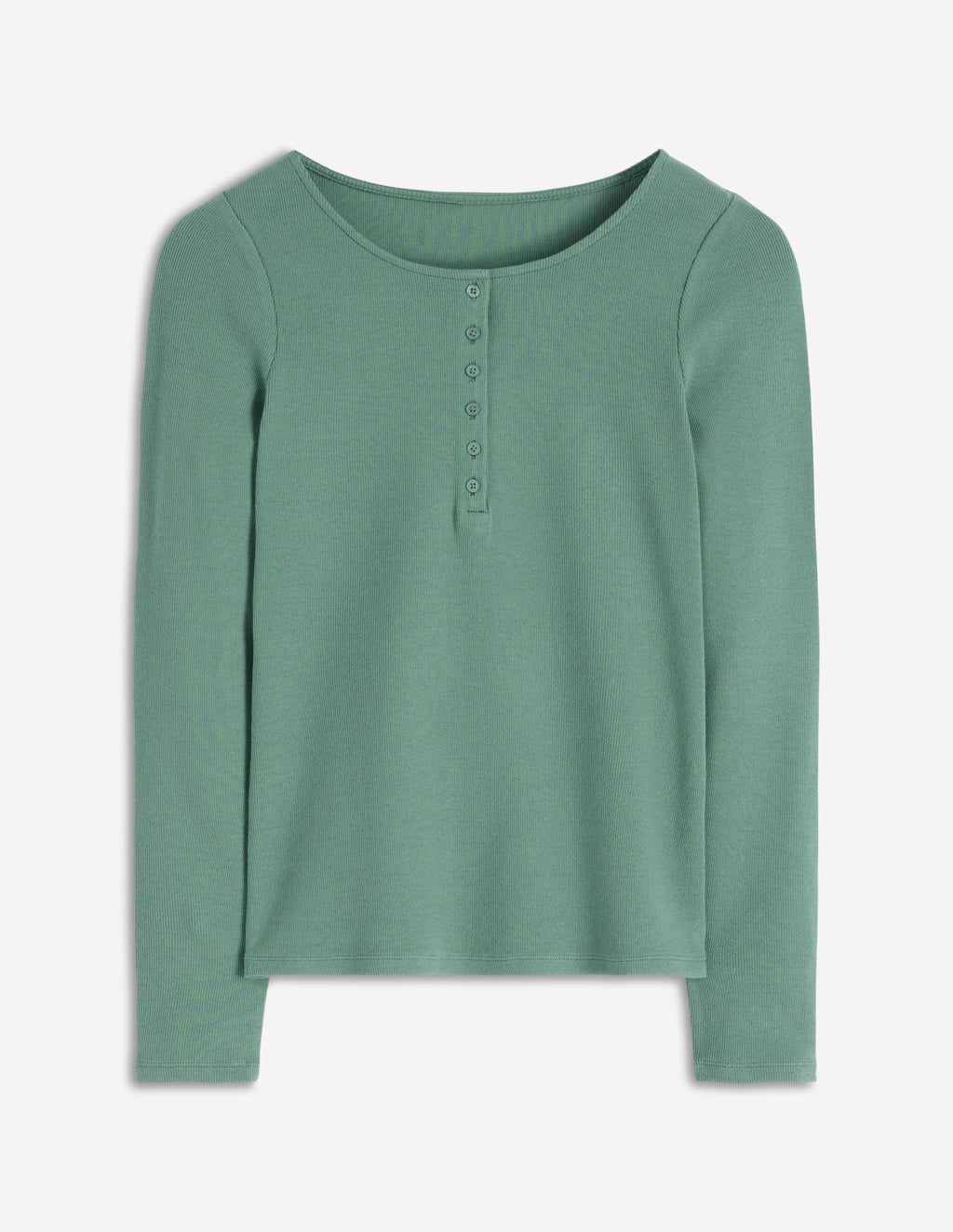 Rib Henley-Eucalyptus