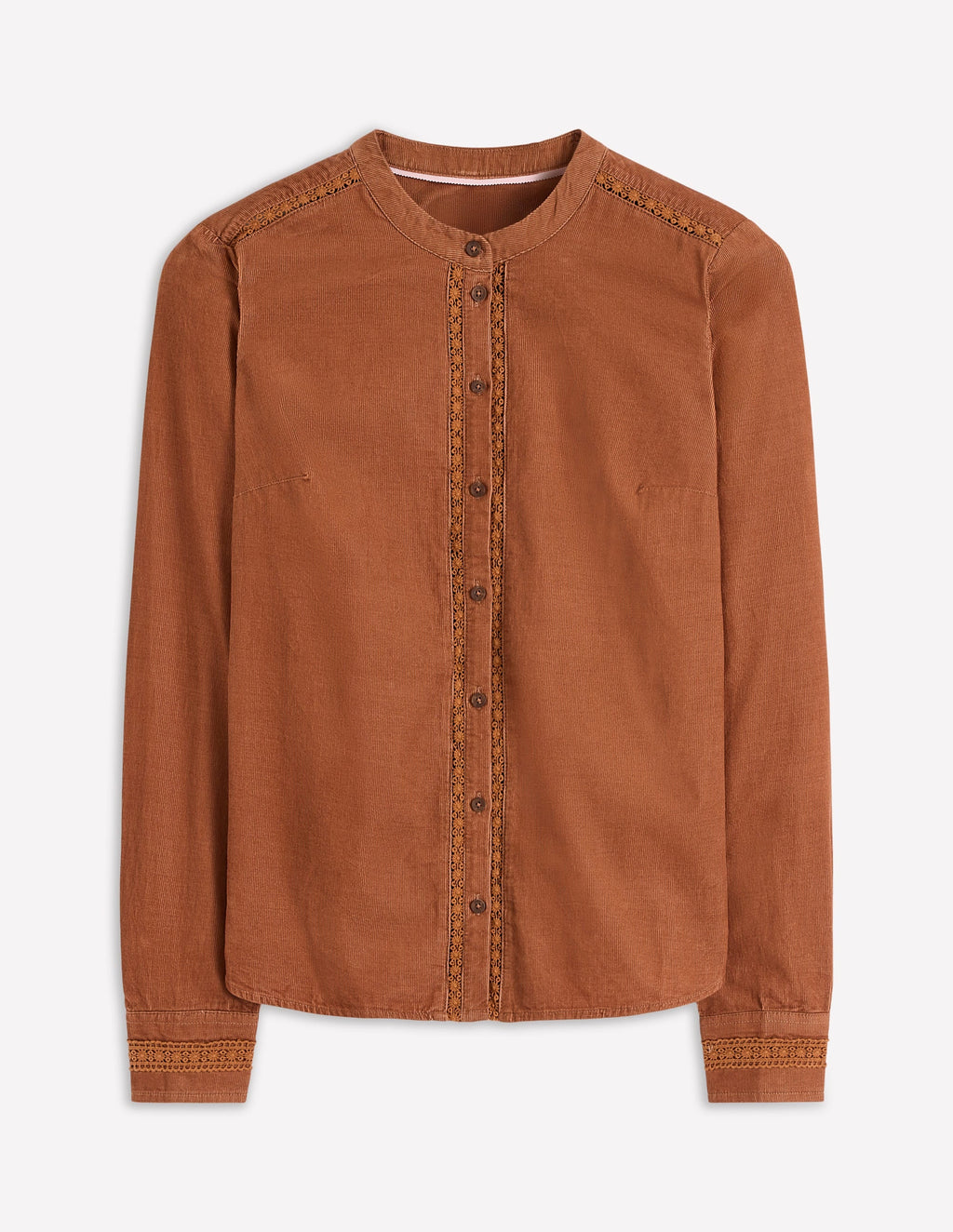Victoria Cord Shirt-Ginger