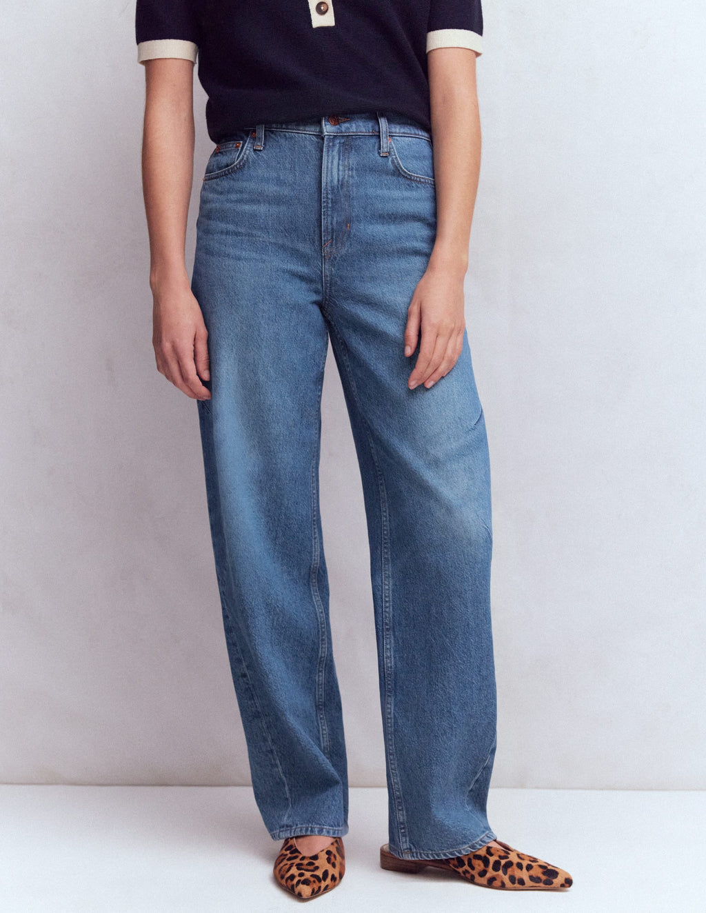 Barrel Jeans-Mid Vintage