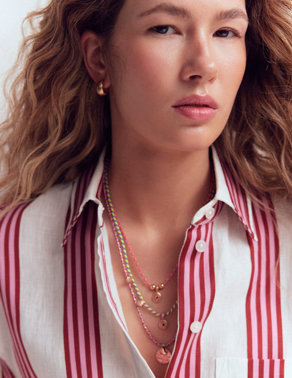 Three Layer Necklace-Multi