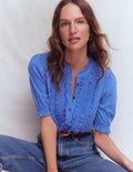Eda Ruffle Front Shirt-Regatta