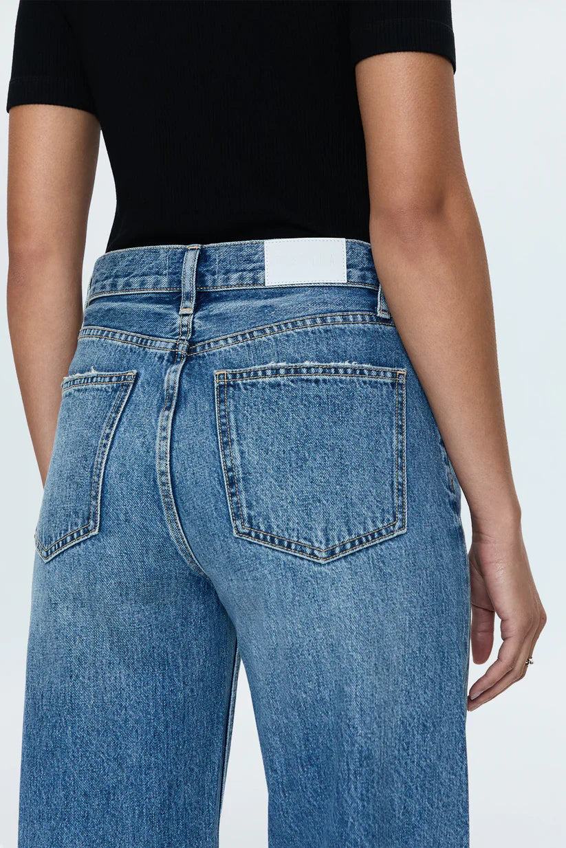 PISTOLA Wes High Rise Barrel Jean