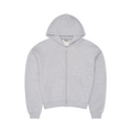 350 GSM 'Heather Grey' Zip-Up Hoodie