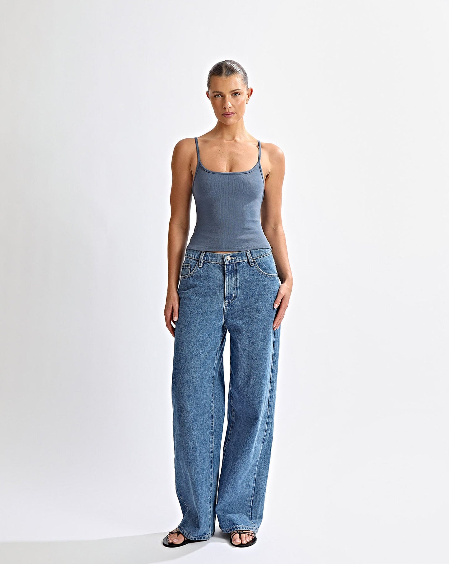 Oli Tank Grey Blue