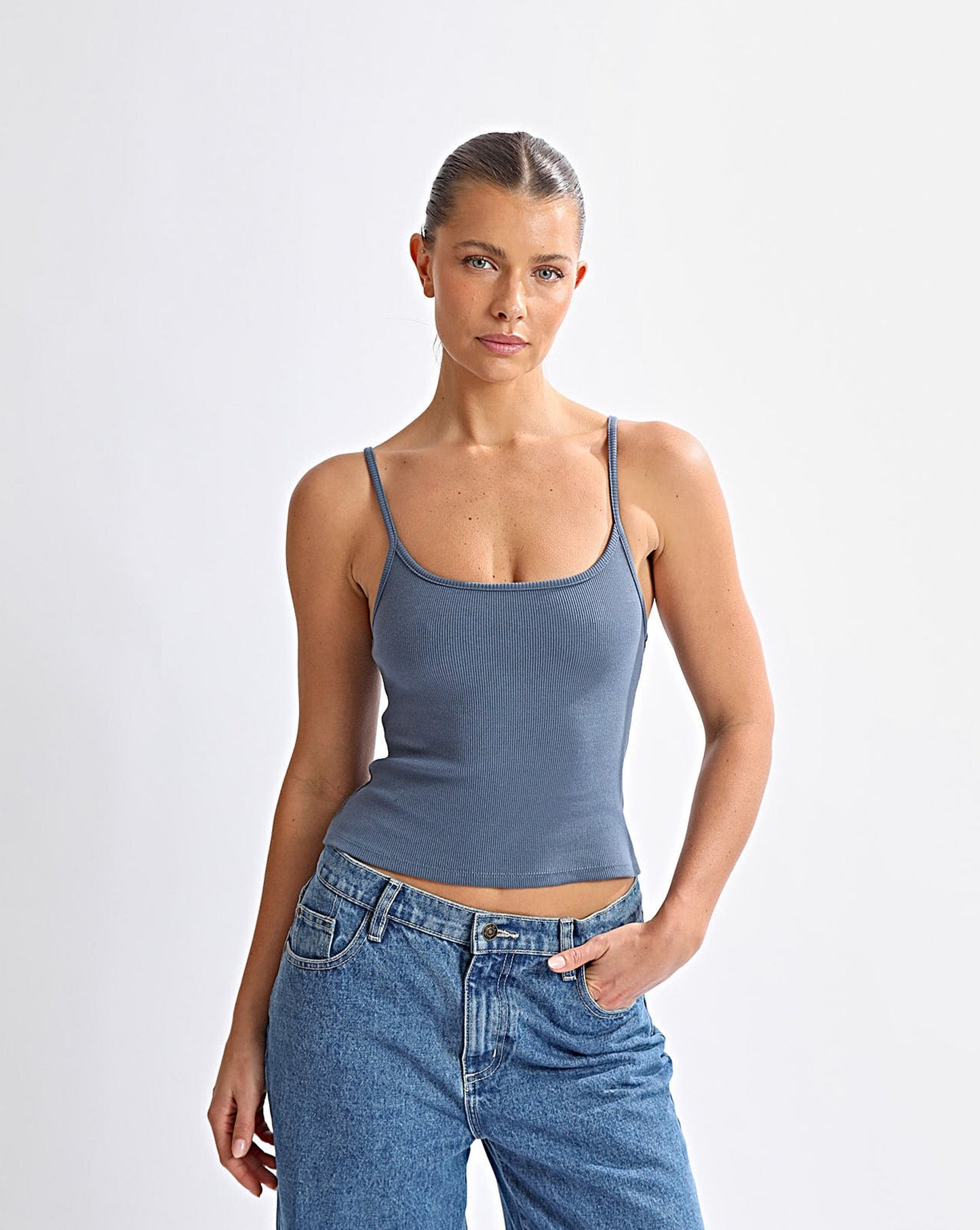 Oli Tank Grey Blue