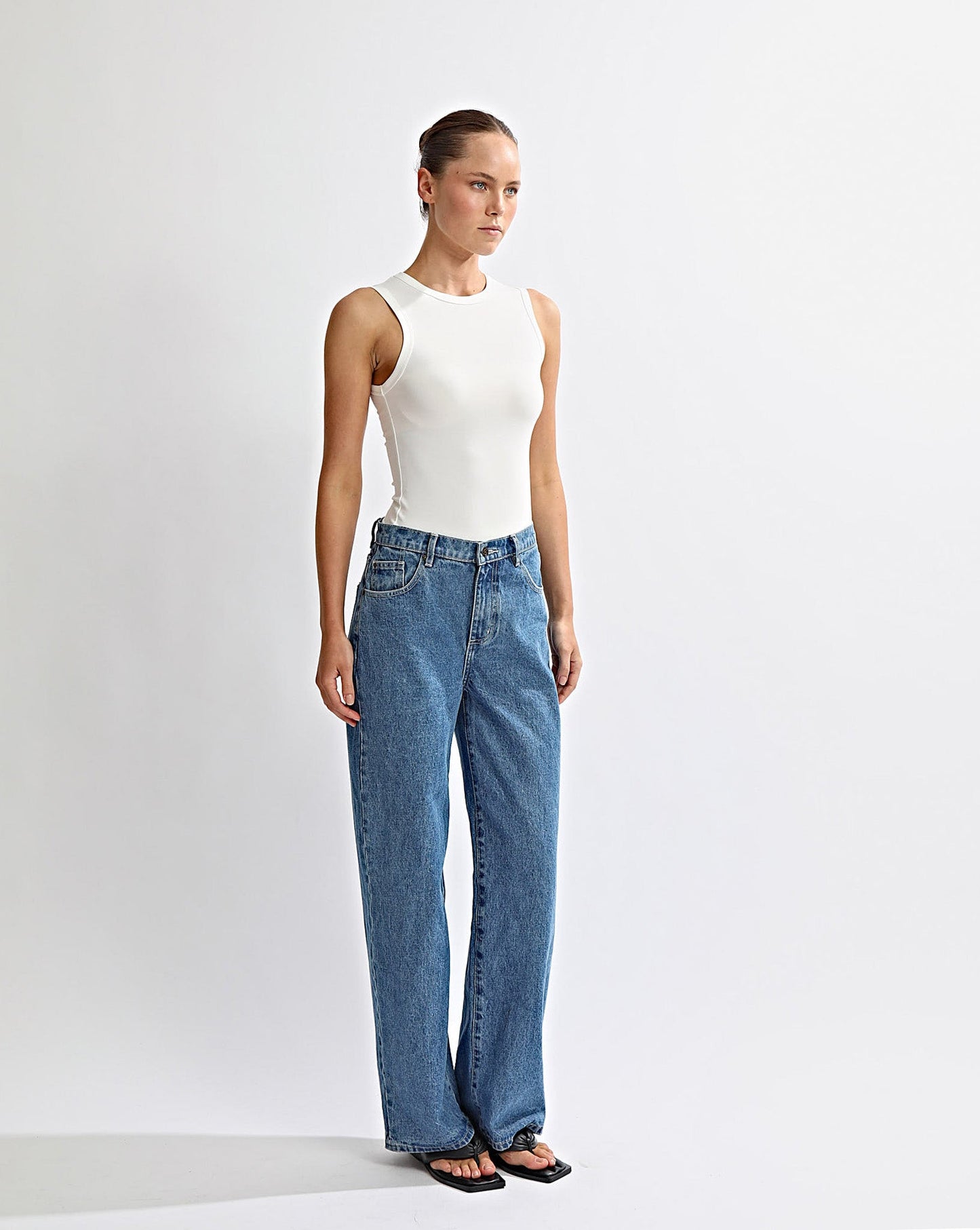 Kai Sleeveless Tee White