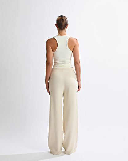 Dion Knit Pants Cream Regular/Tall