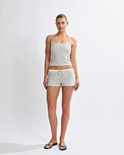 Milan Shorts Grey/White