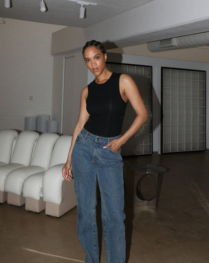 Kai Sleeveless Tee Black