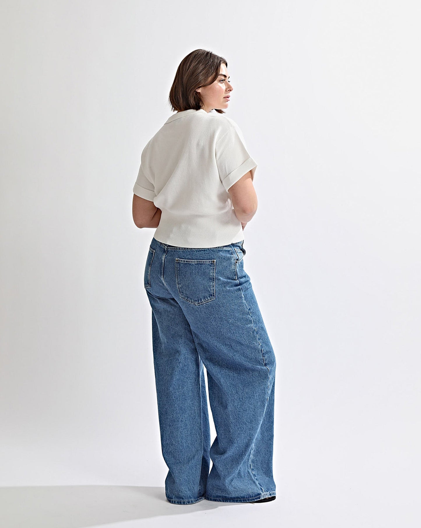 Blaire Knit Top Off White