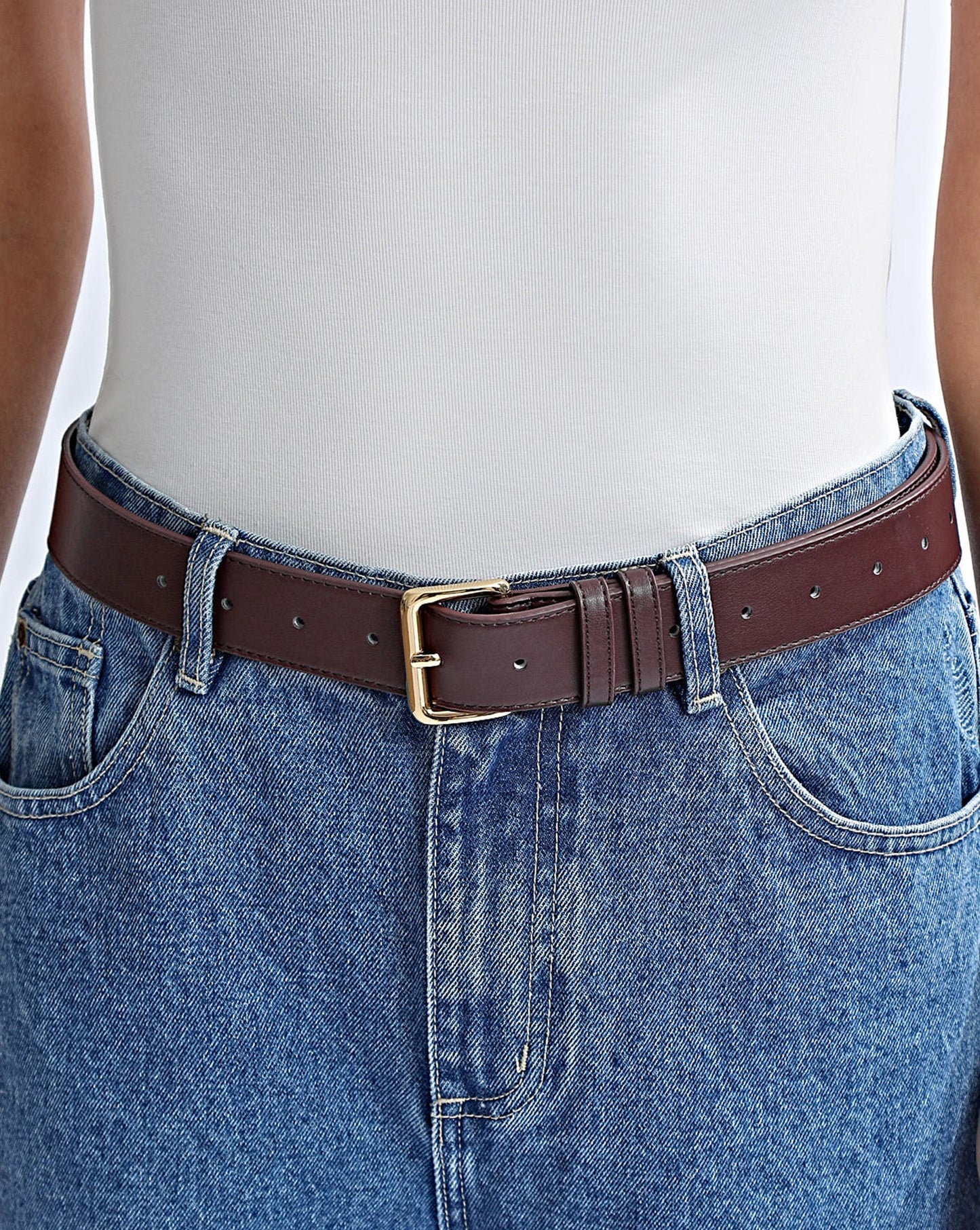 Miki Belt Mahogany