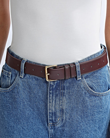 Miki Belt Mahogany