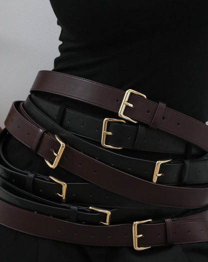 Miki Belt Mahogany