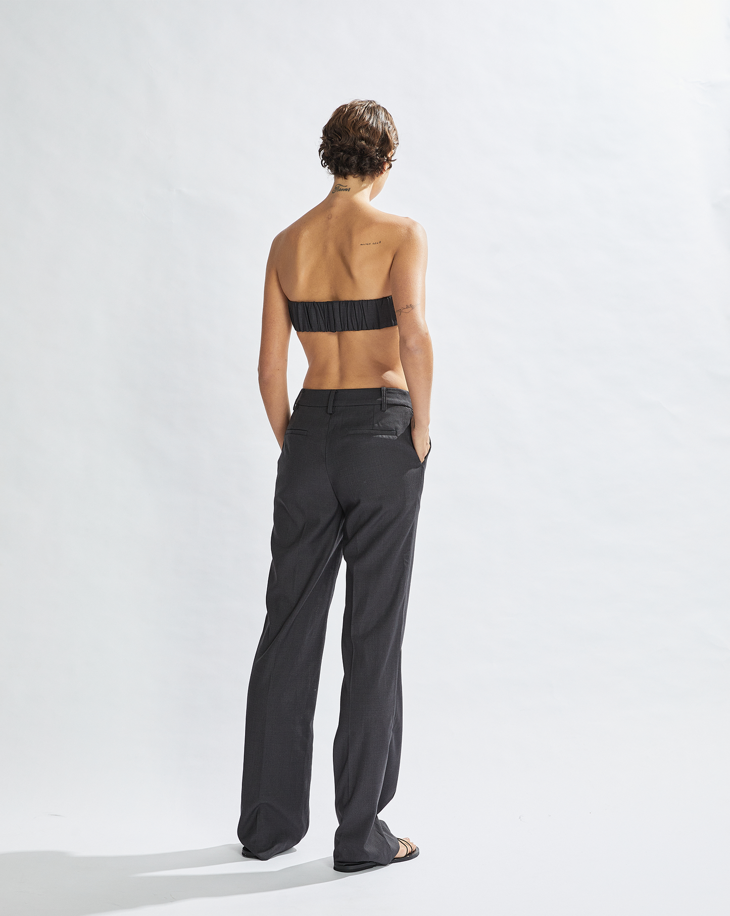 Benny Bandeau Dark Grey