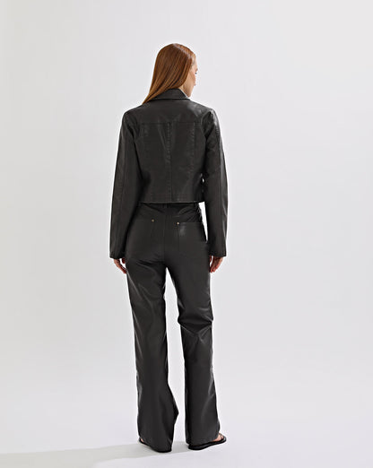 Adrian Pants Vintage Black Cropped