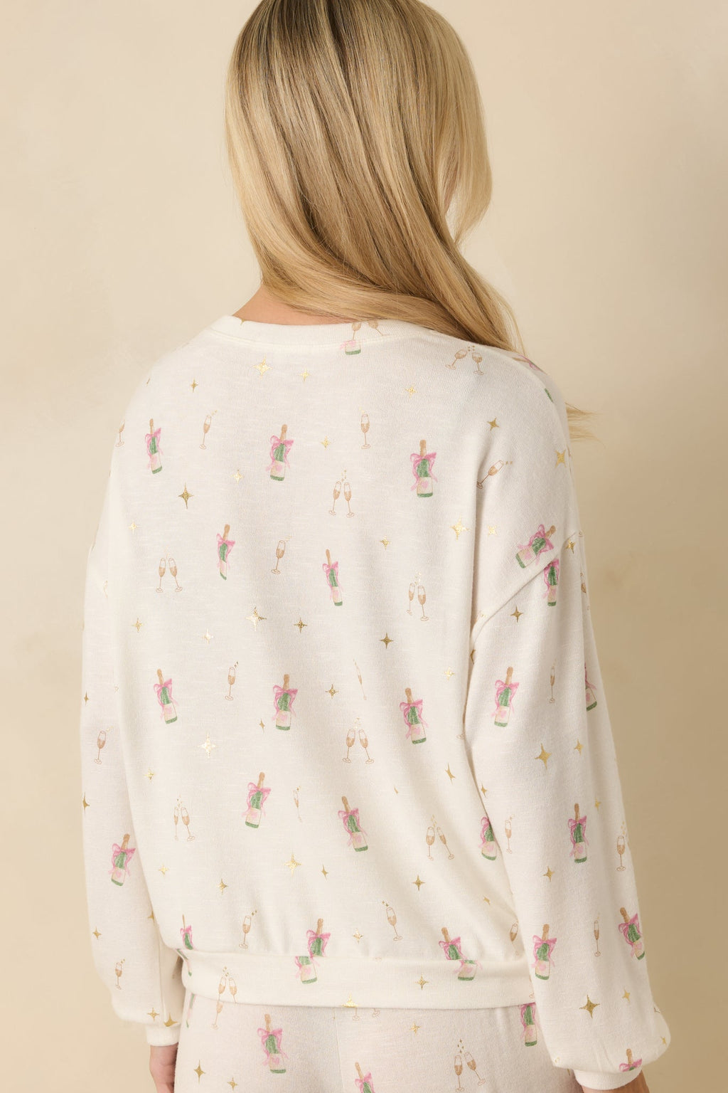 Z Supply Ivory Champs Long Sleeve Top