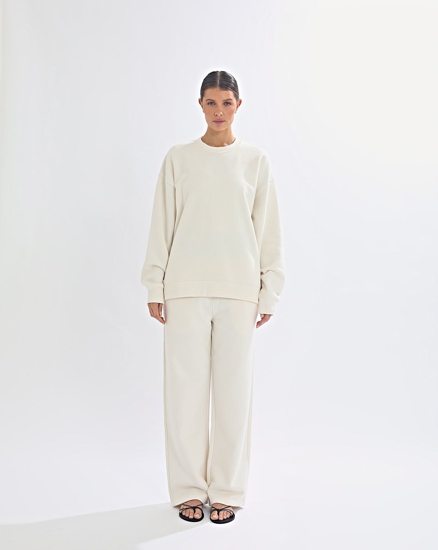 Alfie Crew Neck Cream