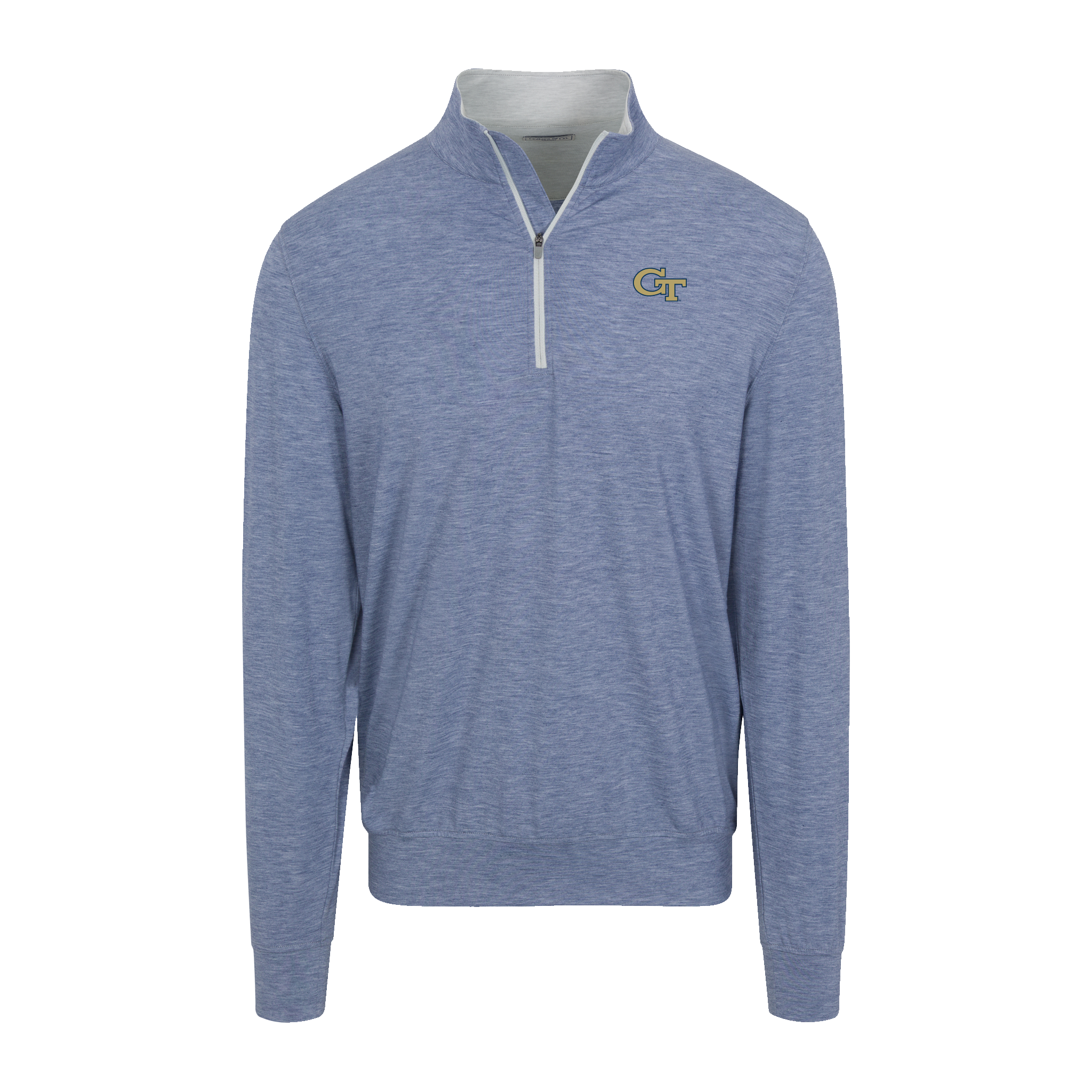Georgia Tech Velocity Performance Quarter Zip Dark Steel Blue