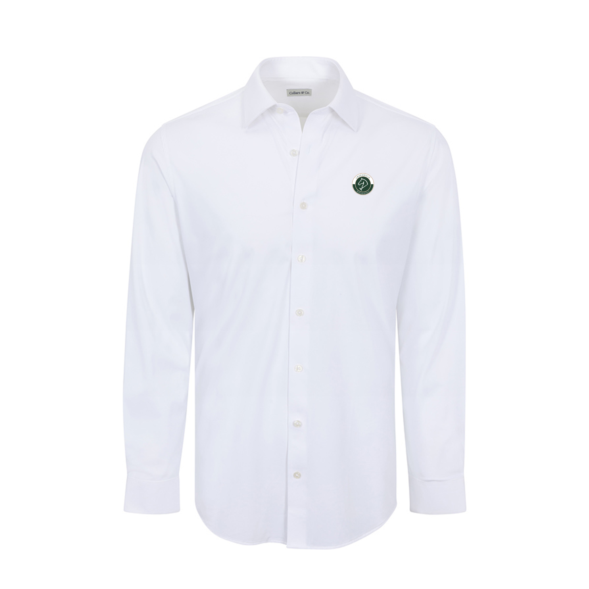 Greenwich Sound Polo Apex Performance Dress Shirt White