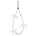 Cute Ribbon Bead Phone Charm Straps