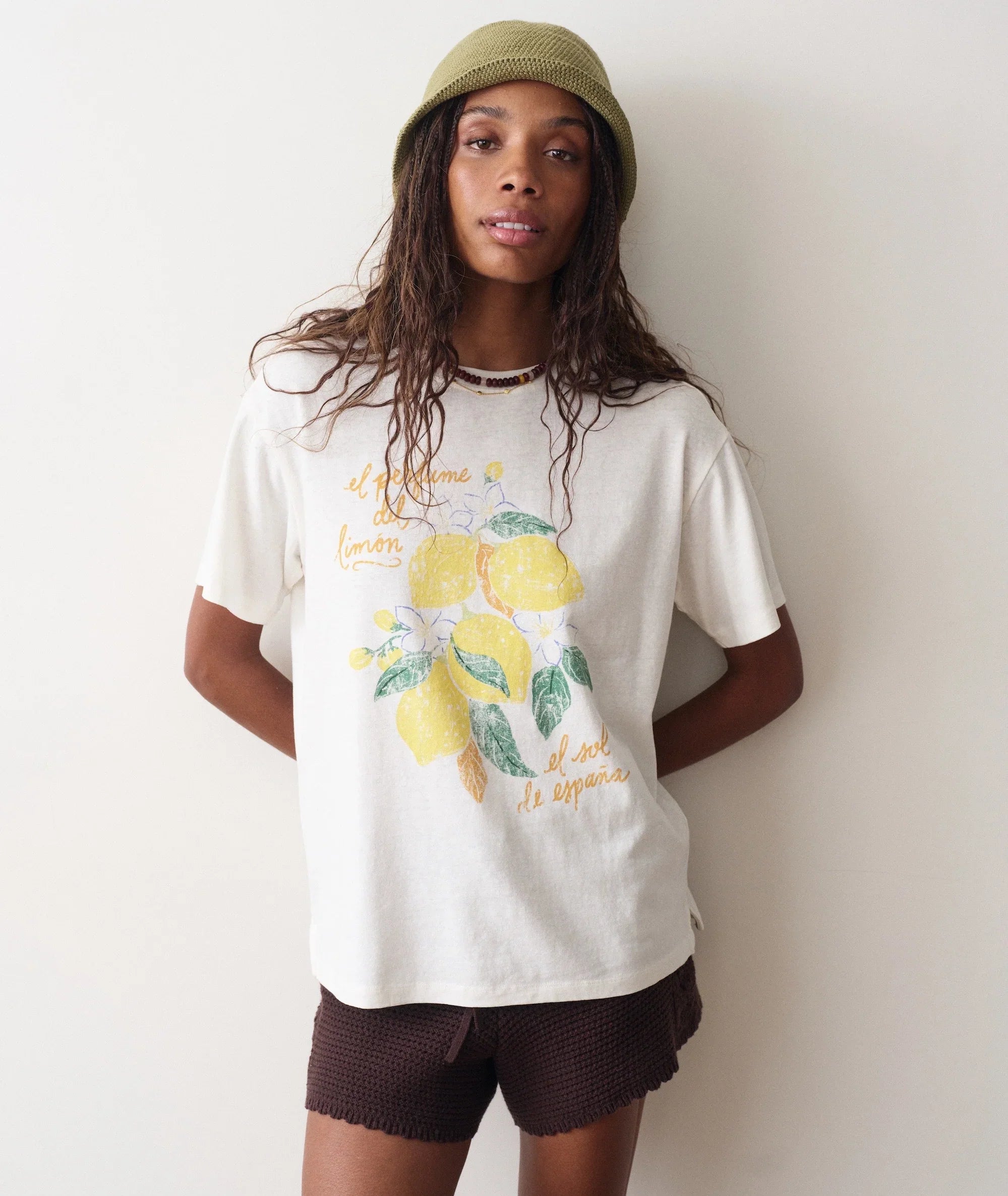 Marine Layer Oversized Hemp Graphic Tee
