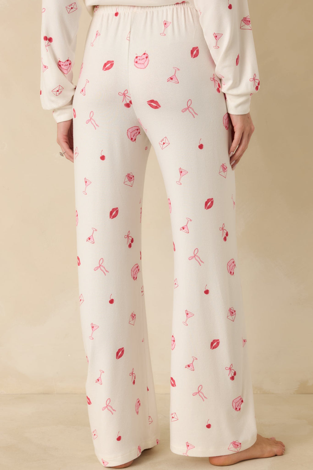 Z Supply Ivory Multi So Sweet Pajama Pants