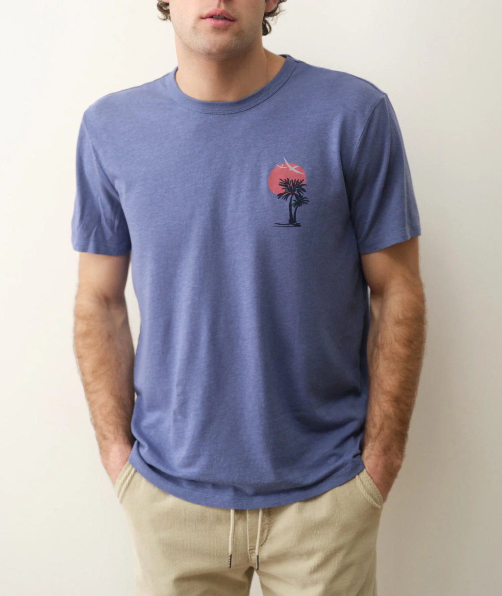 Marine Layer Relaxed Hemp Cotton Graphic Tee
