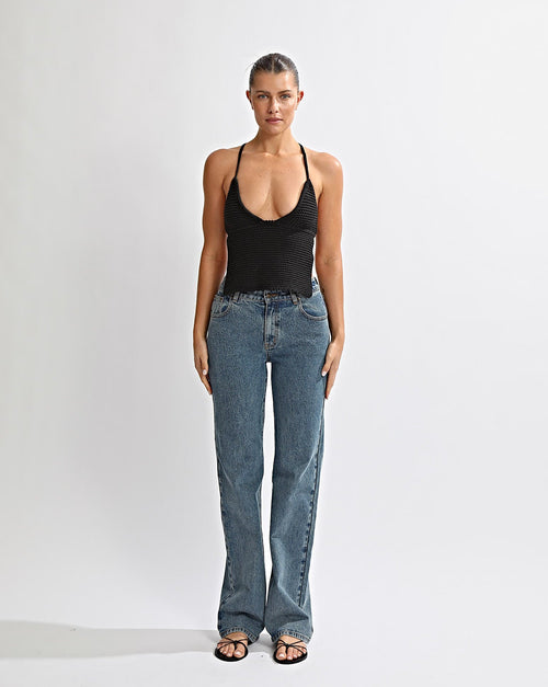 Uma Knit Top Black