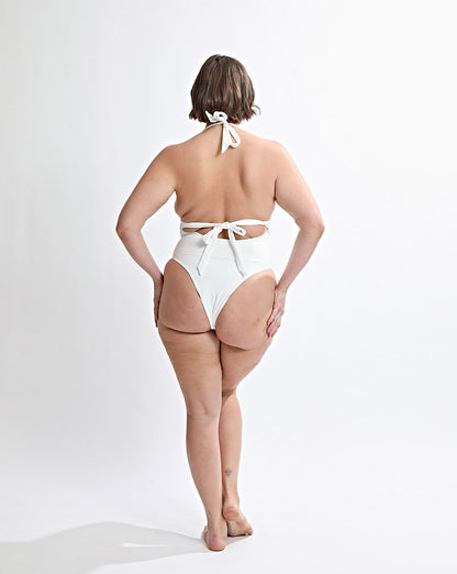 Cabo Halter One Piece Off White