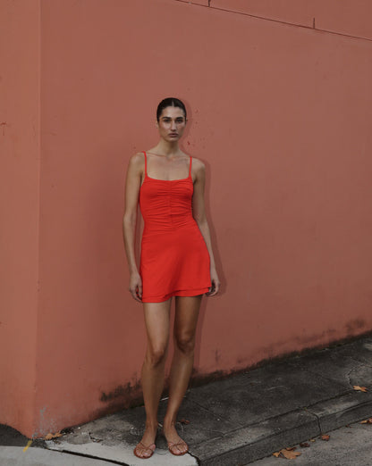 Sienna Mini Dress Raspberry