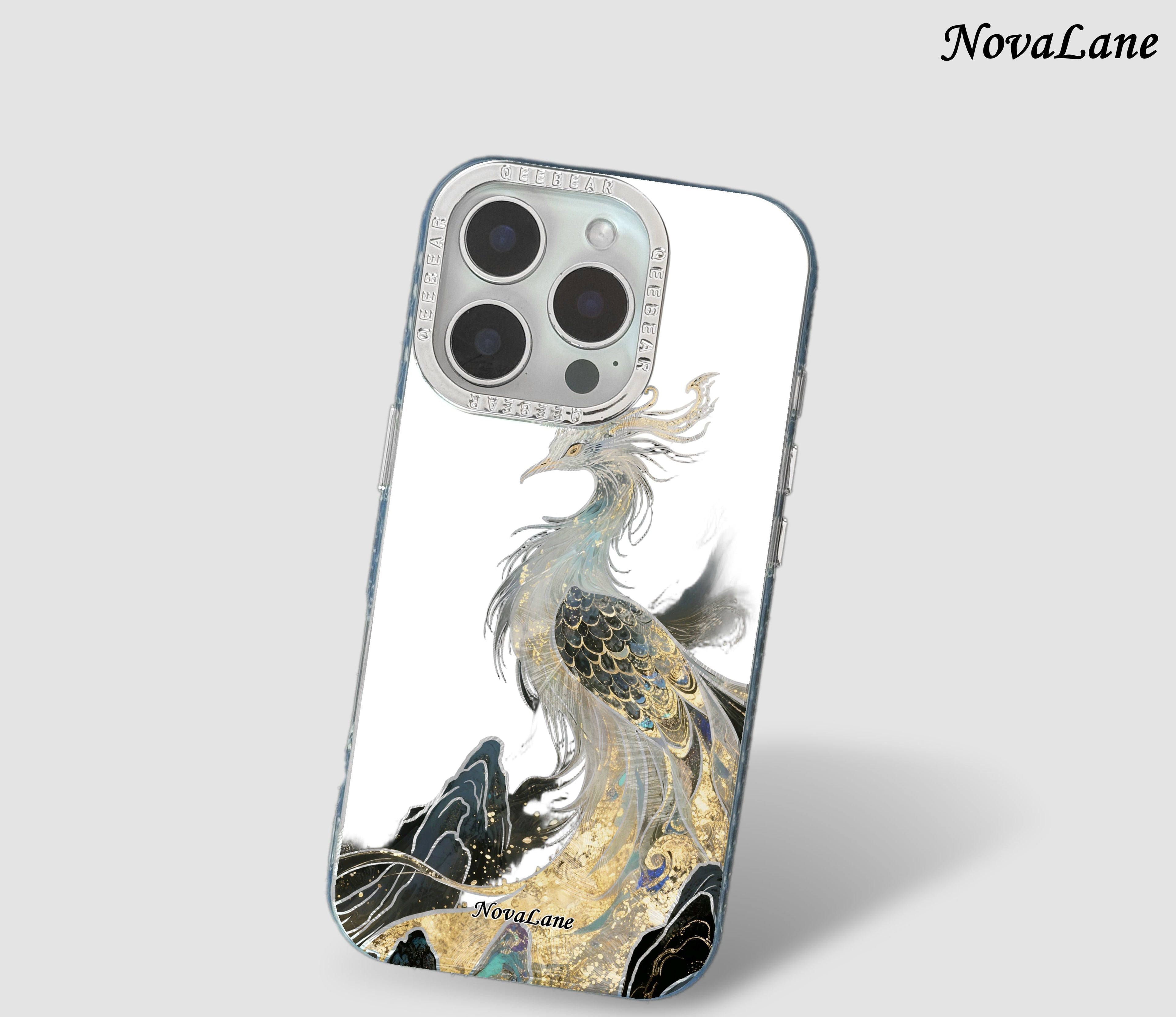 Golden Tail Phoenix Fantasy Magical Creature ShineFlow Phone Case Cover