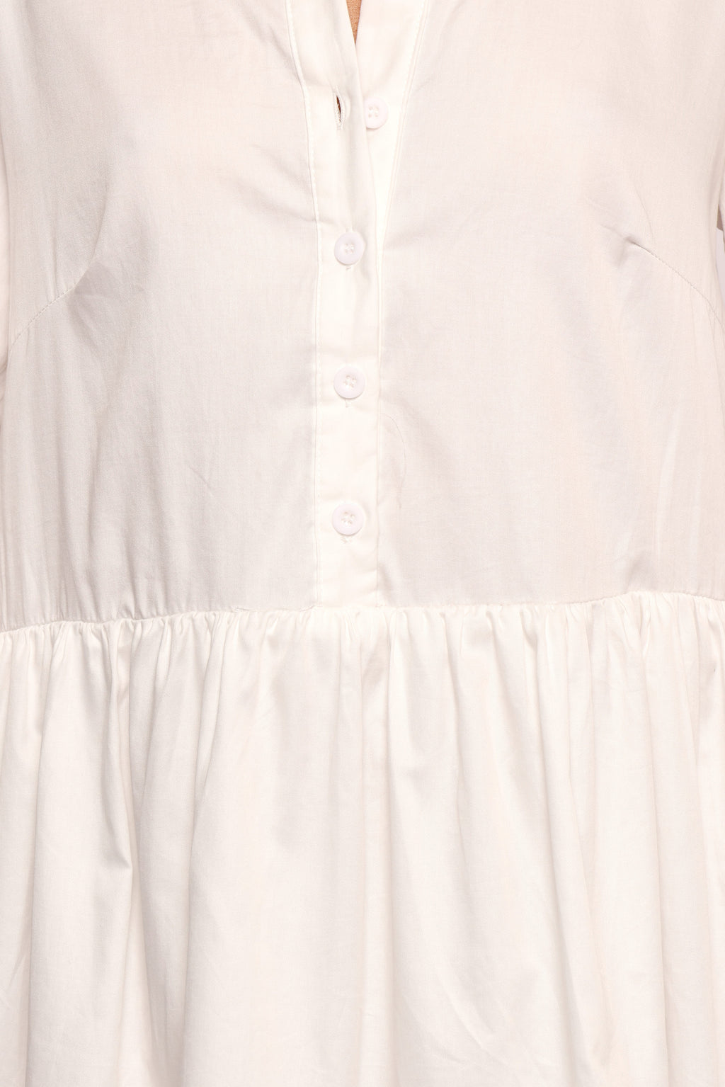 Carlotta Long Sleeve Mini Dress - White