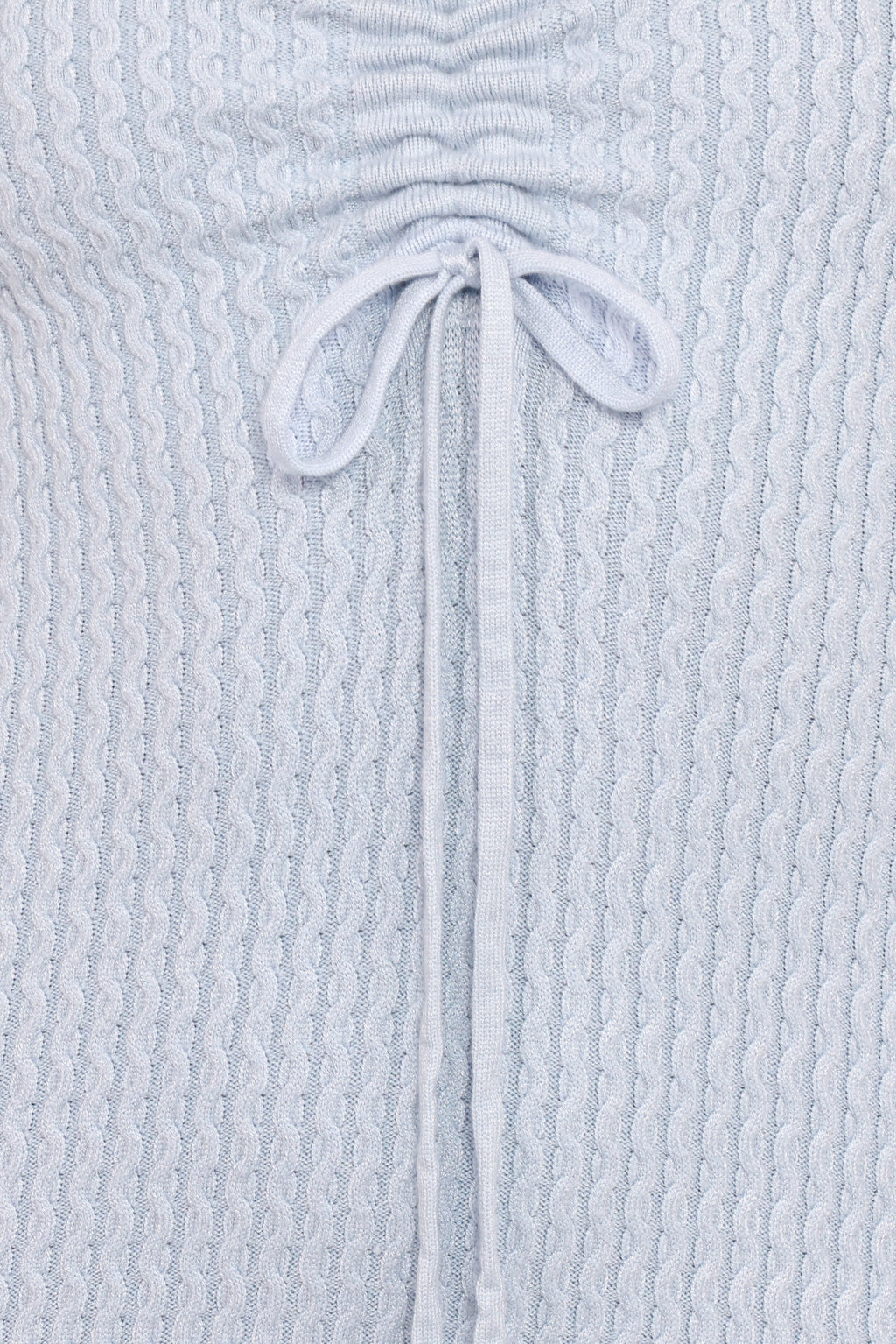 Irene Long Sleeve Midi Dress - Pale Blue
