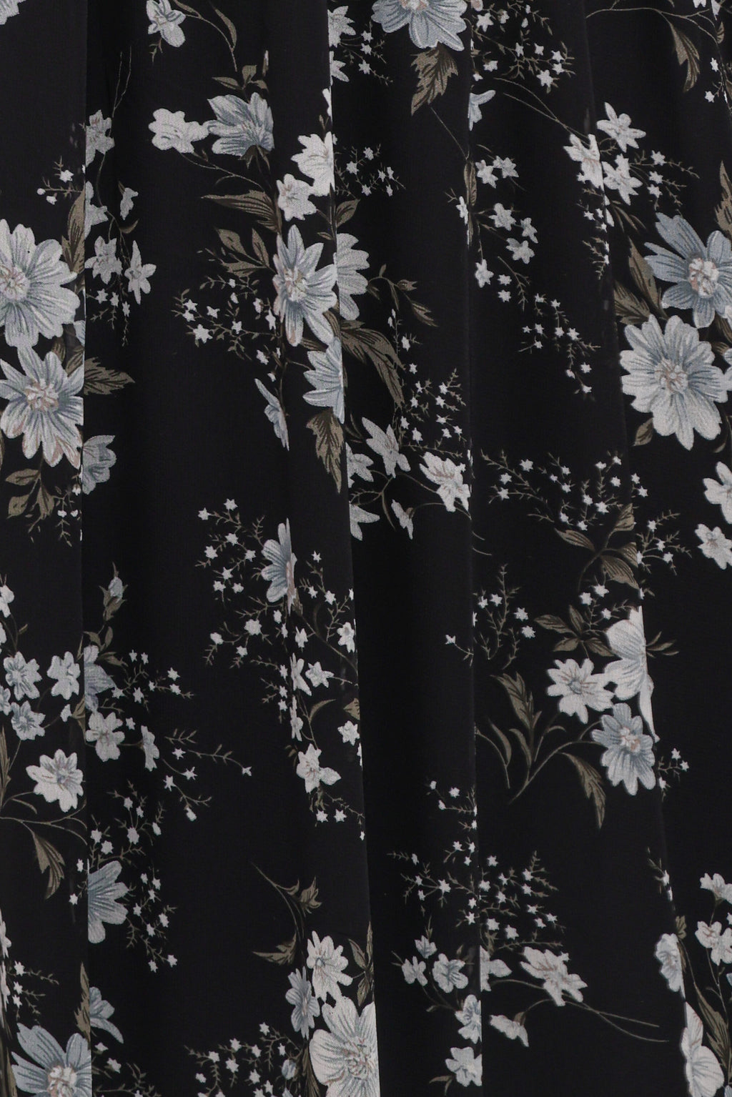 Mavis Long Sleeve Maxi Dress - Black Floral