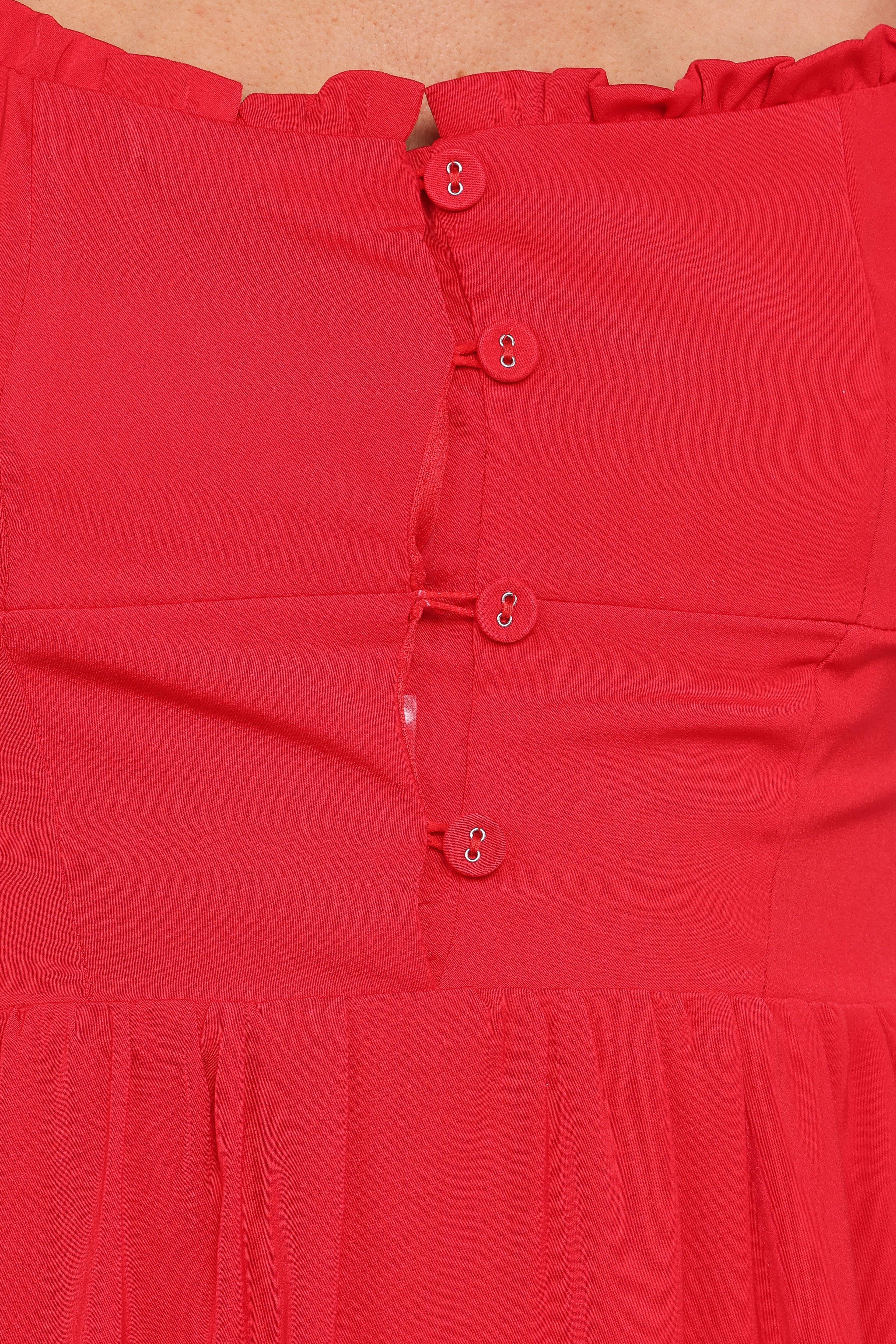 Melrose Midi Dress - Red