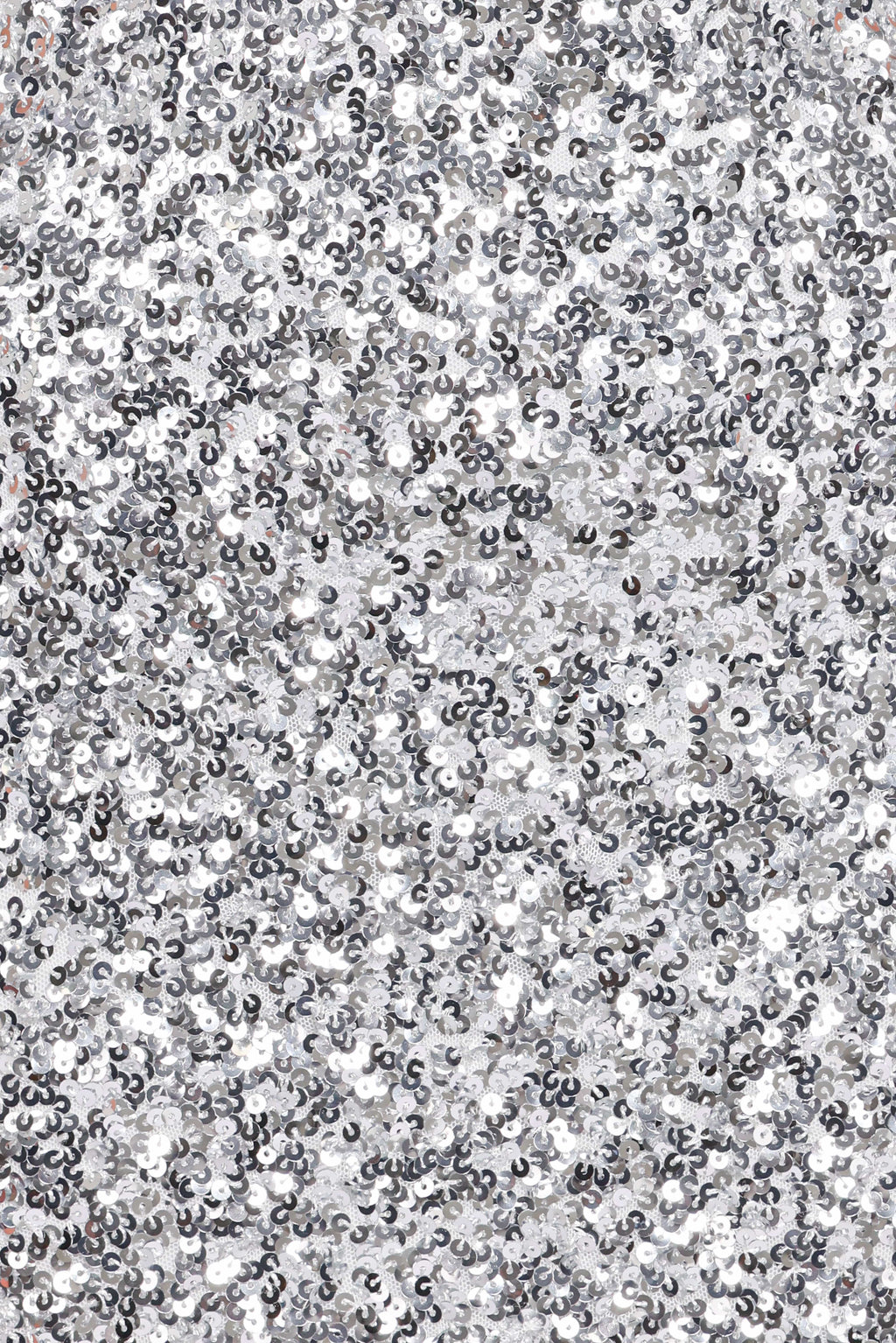 Tory Off Shoulder Sequin Mini Dress - Silver