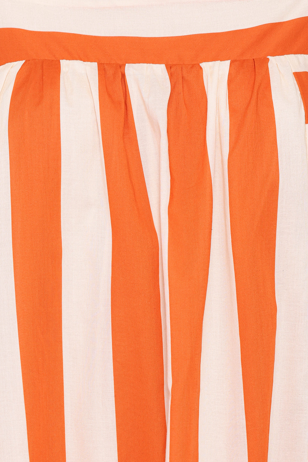 Yanika Maxi Dress - Orange/White Stripe